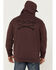 Image #4 - Howitzer Men's We The People Hooded Sweatshirt , Burgundy, hi-res