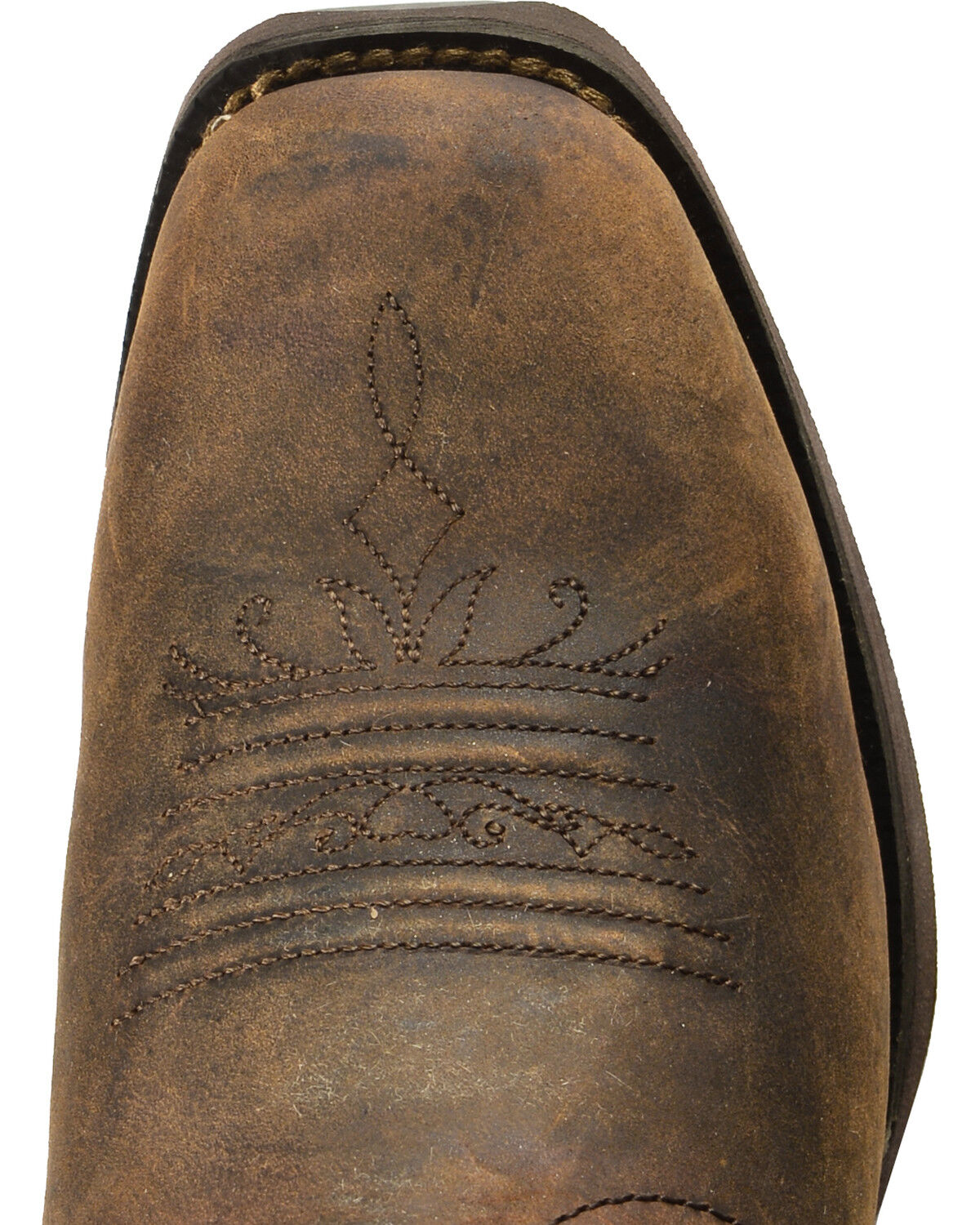 Image #6 - Justin Women's 12" Square Toe Stampede Western Boots, Sorrel, hi-res