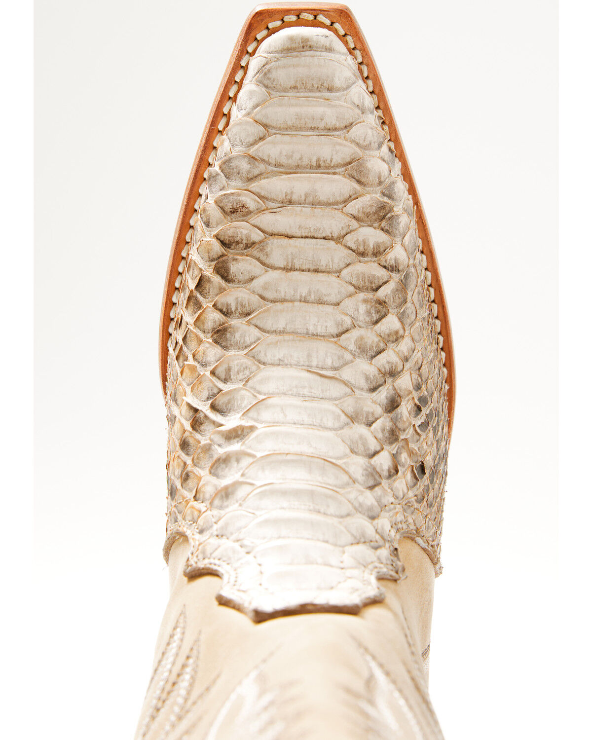 Image #6 - Shyanne Women's Exotic Python Tall Western Boots - Snip Toe, Tan, hi-res
