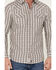 Image #3 - Moonshine Spirit&reg; Men's Southern Boy Striped Long Sleeve Pearl Snap Western Shirt, Cream, hi-res