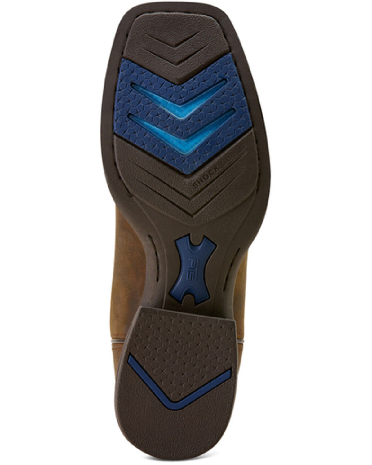 Image #5 - Ariat Men's Brush Creek Performance Western Boots - Broad Square Toe, Tan, hi-res
