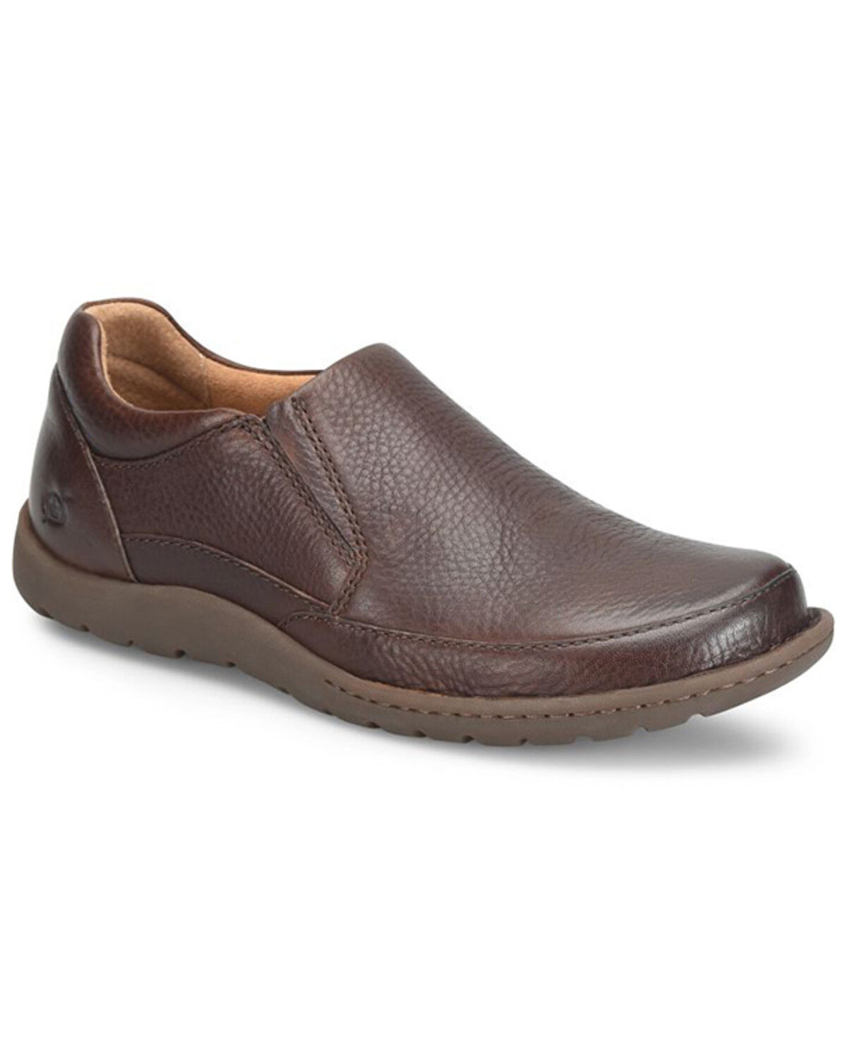 Born Men's Nigel Slip-On Casual Shoes, Brown, hi-res