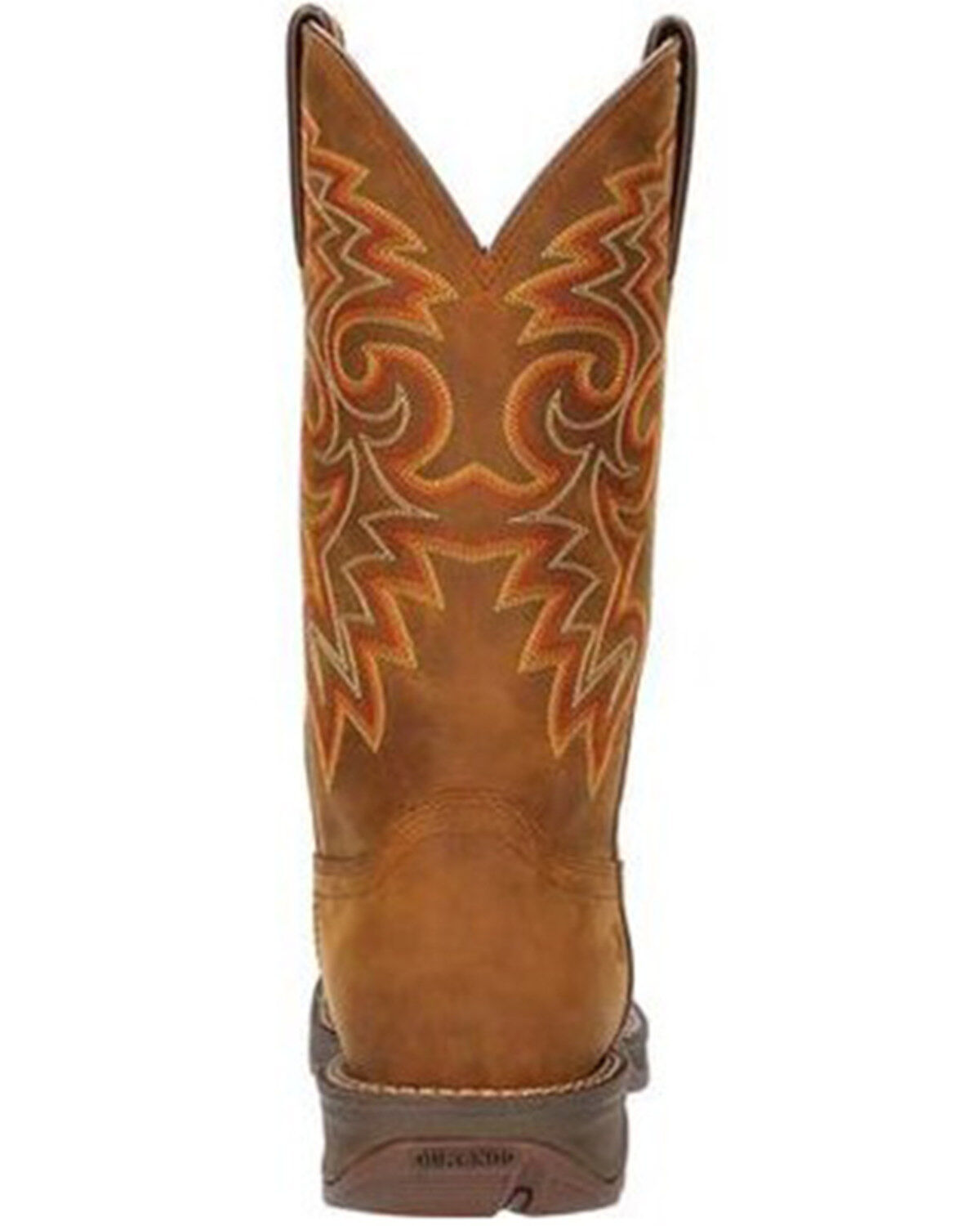 Image #5 - Durango Men's Rebel Waterproof Performance Western Boots - Broad Square Toe, Brown, hi-res