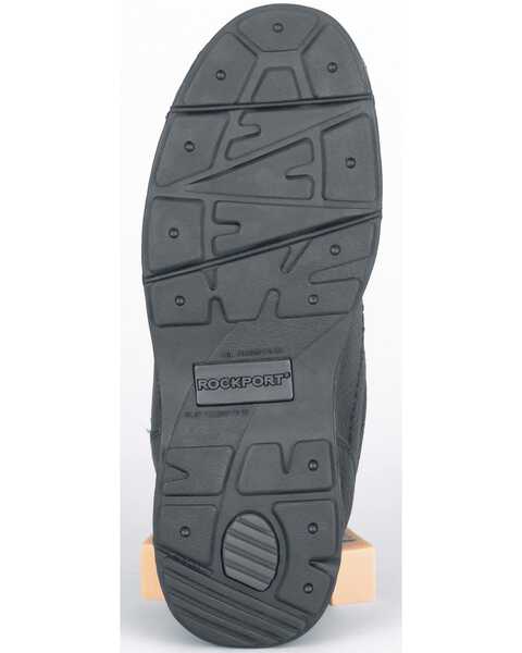 Image #2 - Rockport Works World Tour Casual Oxford Work Shoes - Steel Toe, Black, hi-res
