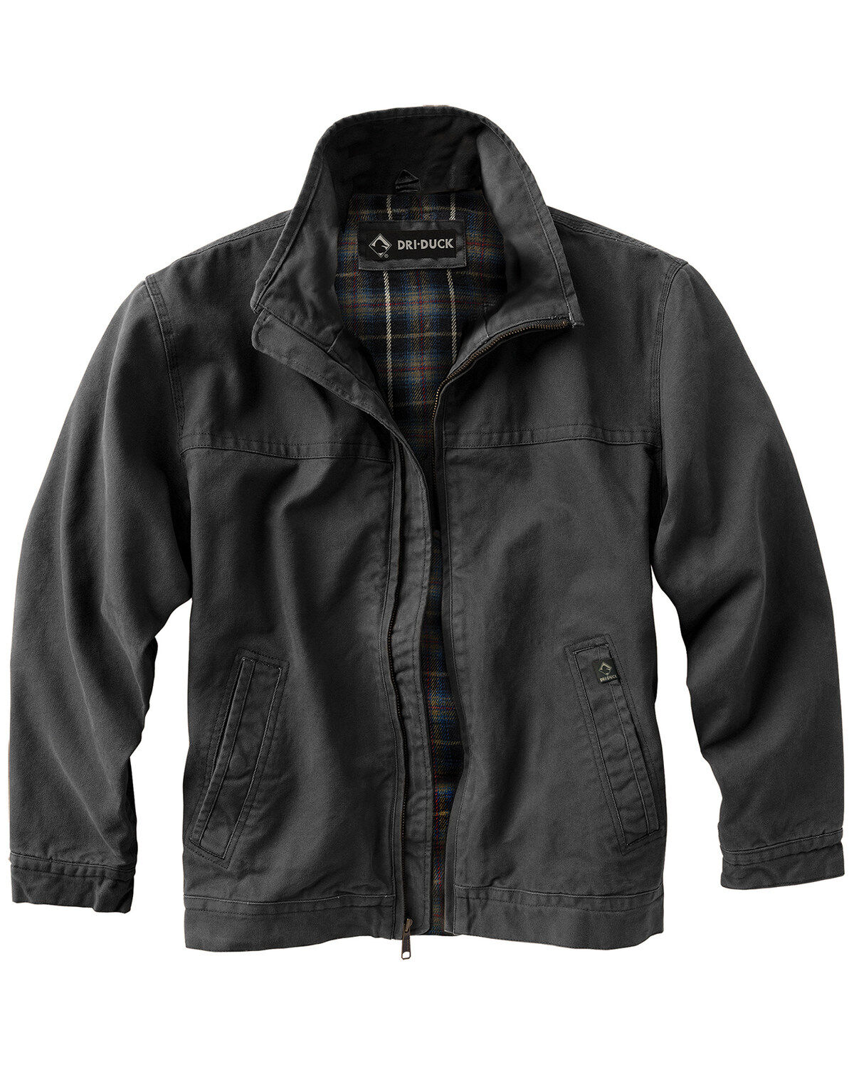 Image #1 - Dri Duck Men's Maverick Work Jacket, Charcoal Grey, hi-res