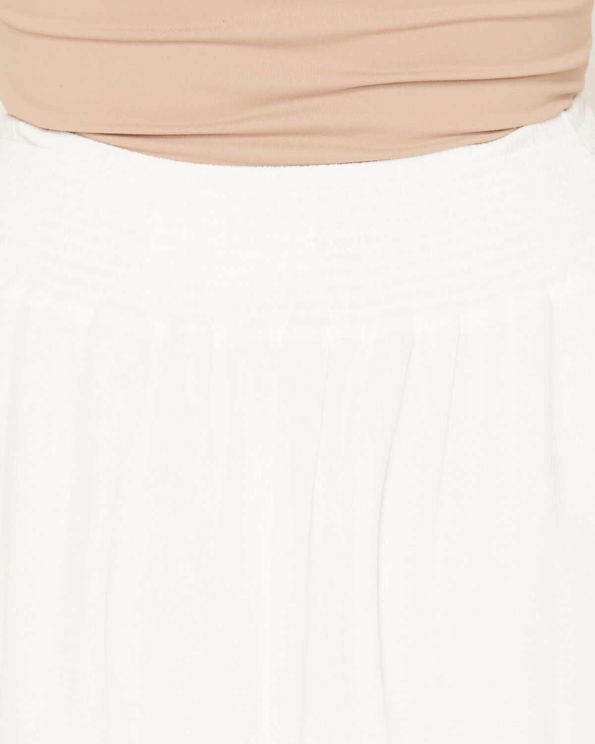 Image #4 - Ashley Women's Tiered Ruffle Maxi Skirt, White, hi-res