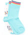 Image #2 - Shyanne Girls' Rainbow Crew Socks - 2 Pack, Multi, hi-res