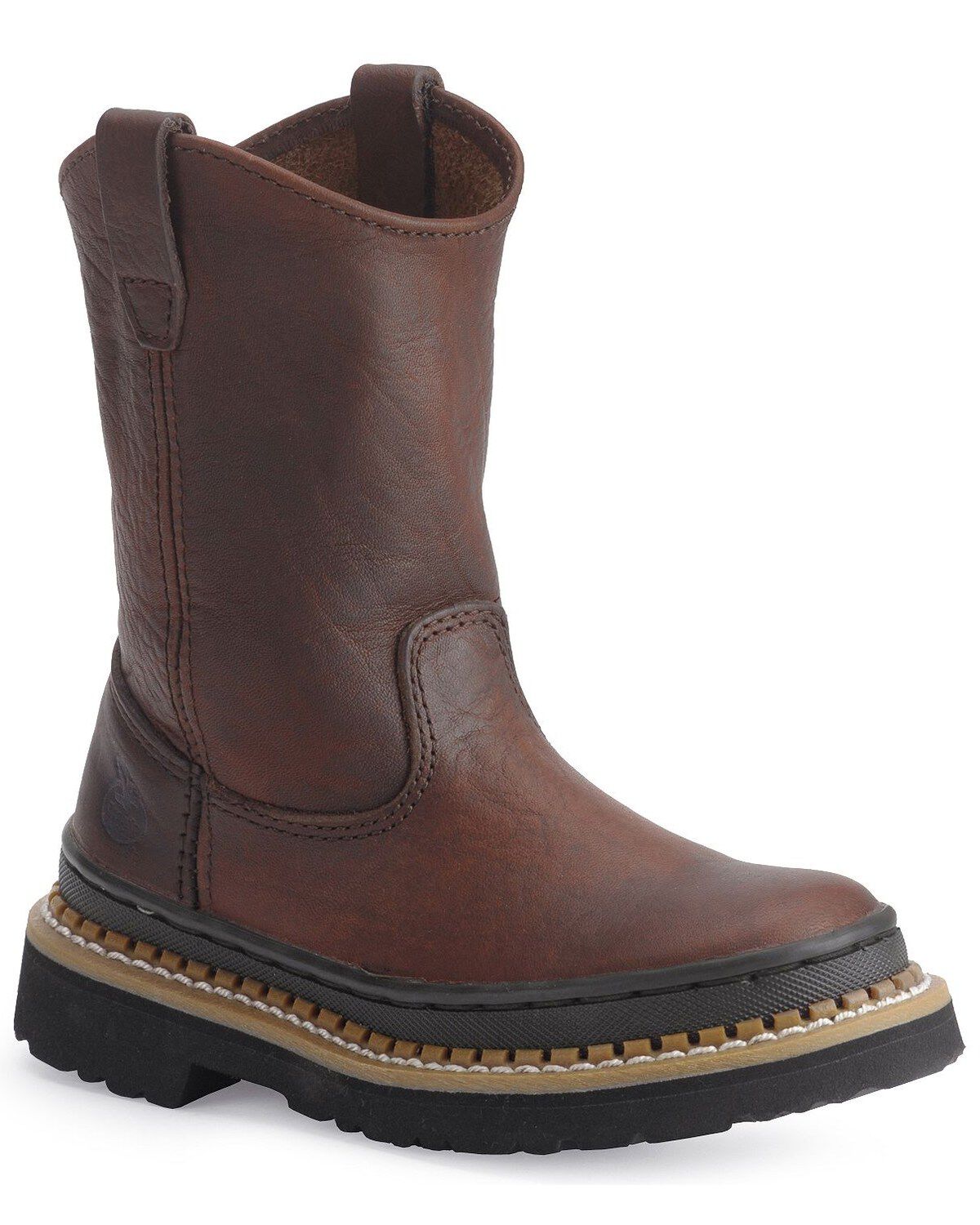 Georgia Children's Little Georgia Giant Wellington Boots, Brown, hi-res