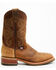 Image #2 - Double H Men's 11" Domestic I.C.E™ Roper Western Boots - Broad Square Toe , Brown, hi-res