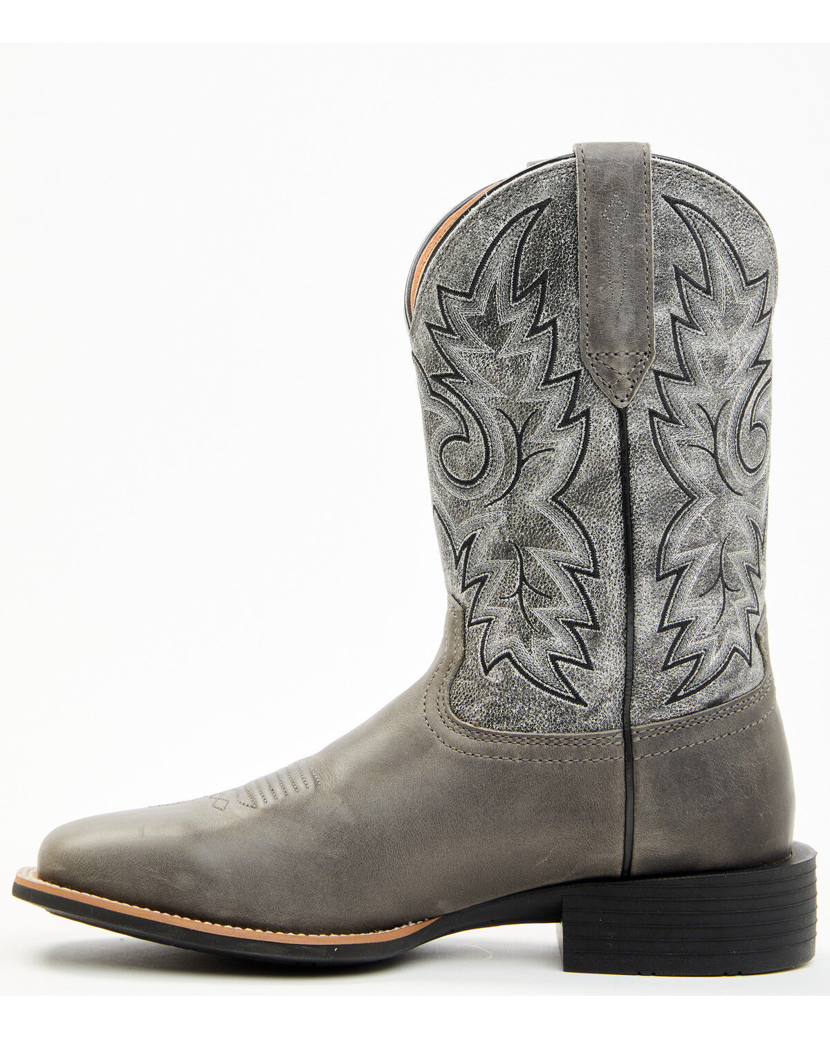 Image #3 - Cody James Men's Badge Xero Gravity&trade; Western Boots - Broad Square Toe, Grey, hi-res