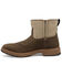 Image #3 - Twisted X Men's 6" UltraLite X&trade; Western Boots - Broad Square Toe, Khaki, hi-res