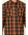 Image #3 - Lucky Brand Workwear Men's Framework Plaid Print Long Sleeve Button-Down Flannel Work Shirt, Brown, hi-res