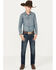 Image #1 - Wrangler Boys' Vintage Slim Fit Bootcut Jeans, Blue, hi-res