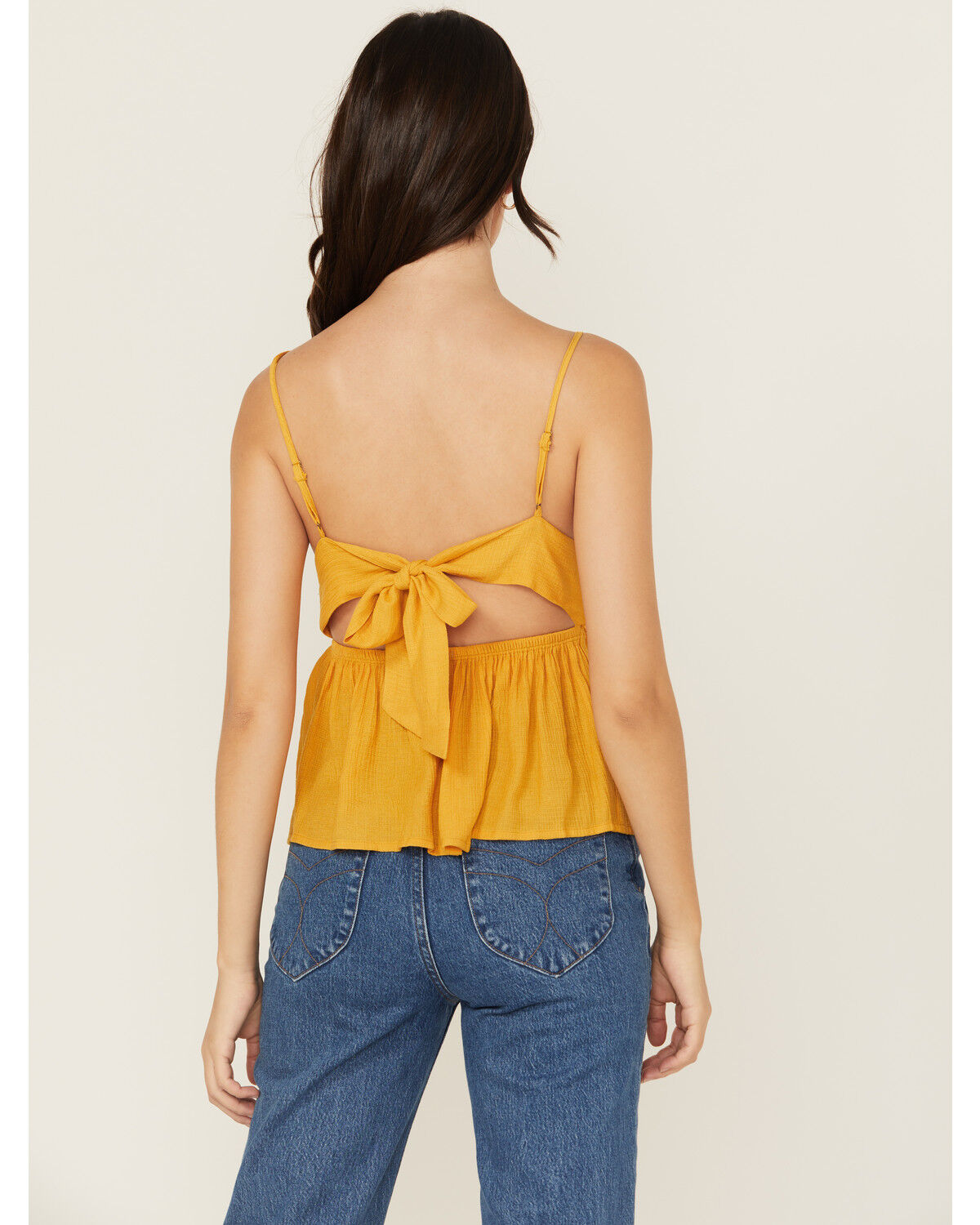Image #4 - Shyanne Women's Lace Bustier Tank, Gold, hi-res
