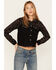 Image #2 - Shyanne Women's Brocade Trucker Jacket, Black, hi-res