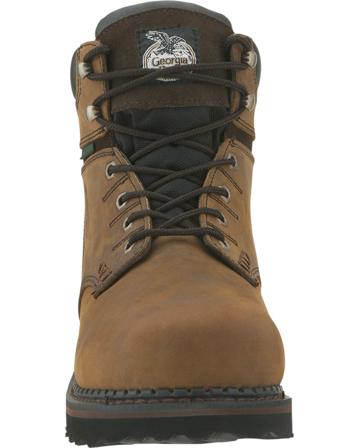 Image #4 - Georgia Boot Men's Brookville Waterproof 6" Work Boots, Dark Brown, hi-res