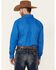 Image #4 - Roper Men's Solid Amarillo Collection Long Sleeve Button-Down Western Shirt, Royal, hi-res