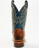 Image #5 - Justin Men's Poston Western Boots - Broad Square Toe, Brown, hi-res