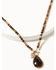 Image #1 - Shyanne Women's Summer Moon Antique Long Pendant Necklace , Brown, hi-res