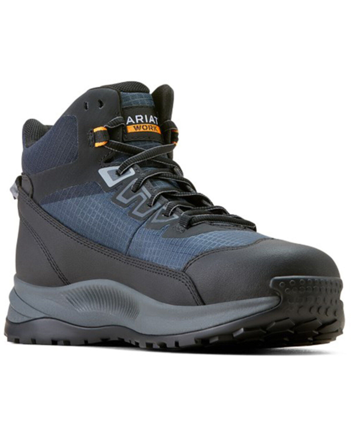 Image #1 - Ariat Men's Outpace Shift Mid Work Shoes - Composite Toe, Black, hi-res