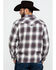 Image #2 - Resistol Men's Brazos Ombre Large Plaid Long Sleeve Western Shirt, Lt Brown, hi-res