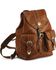 Image #1 - American West Leather Backpack, Brown, hi-res