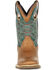 Image #4 - Durango Girls' Lil Rebel Pro Western Boots - Broad Square Toe, Teal, hi-res