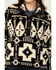 Image #3 - Ariat Women's Berber Southwestern Print Sherpa Pullover, Black, hi-res