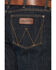 Image #4 - Wrangler Retro Men's Dax Dark Wash Slim Bootcut Stretch Denim Jeans, Indigo, hi-res