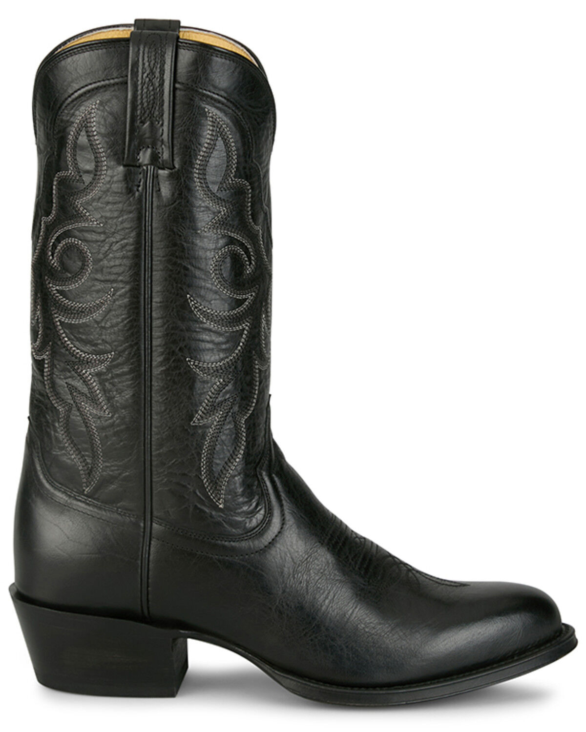 Image #2 - Tony Lama Men's Marco Western Boots - Round Toe, Black, hi-res