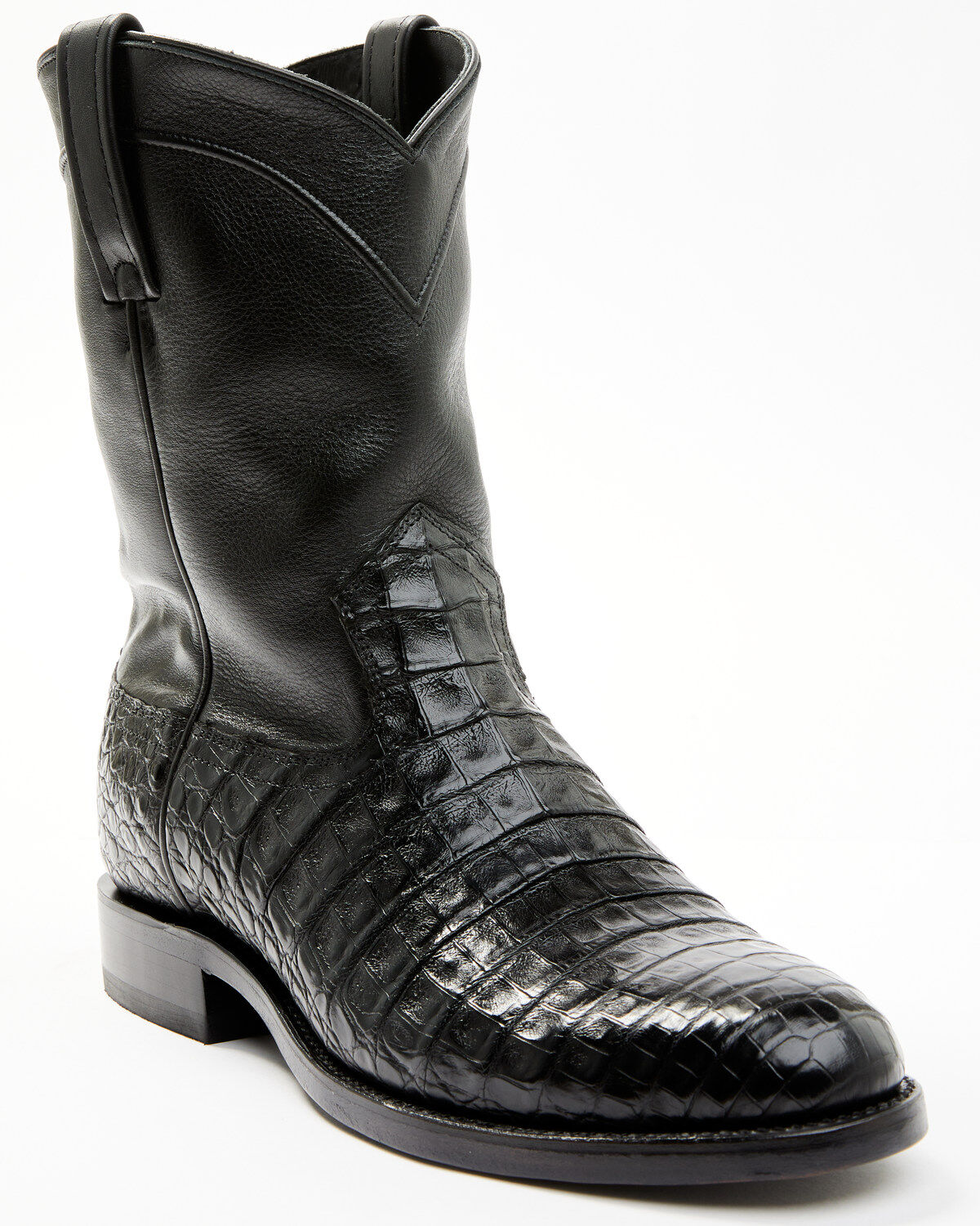 Cody James Black 1978&reg; Men's Carmen Exotic Caiman Belly Roper Boots - Round Toe, Black, hi-res