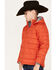 Image #2 - Cody James Boys' Hooded Puffer Jacket, Orange, hi-res