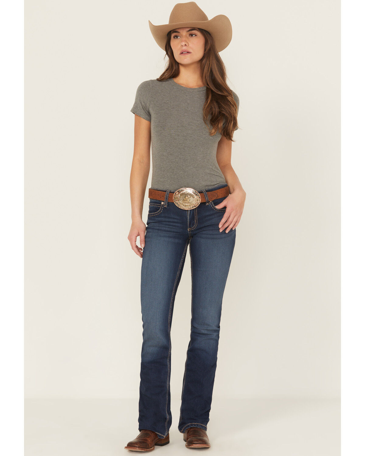 Wrangler Retro Women's Mid-Rise Boot Cut Jeans, Indigo, hi-res