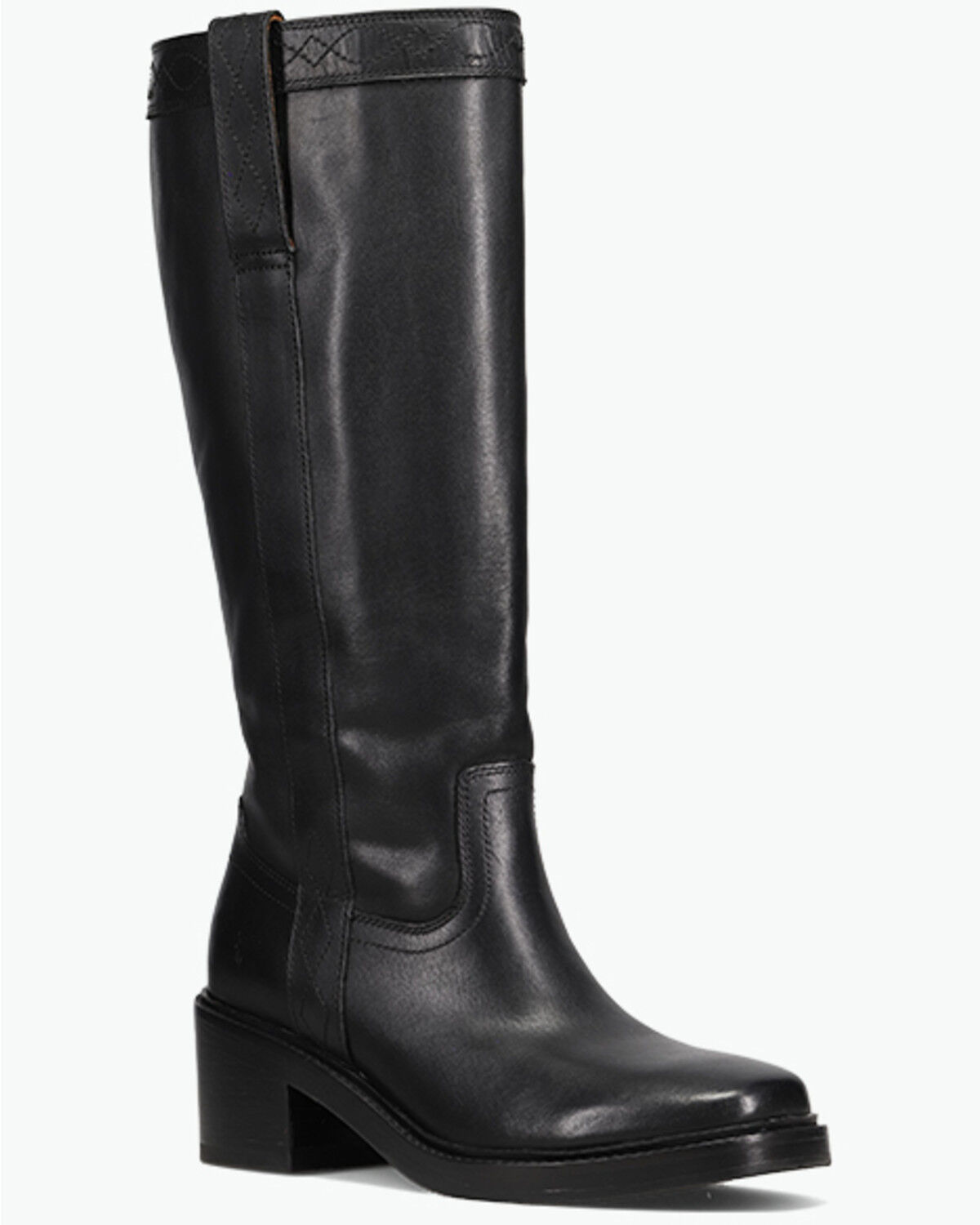 Image #1 - Frye Women's Kate Pull-On Wide Calf Fashion Boots - Round Toe, Black, hi-res