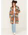 Image #1 - Shyanne Women's Southwestern Print Eyelash Cardigan , Caramel, hi-res