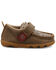 Image #2 - Twisted X Toddler Girls' Driving Moc Shoes - Moc Toe , Brown, hi-res