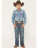 Image #1 - Cody James Boys' Grullo Medium Wash Relaxed Bootcut Comfort Stretch Denim Jeans, Medium Wash, hi-res