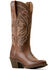 Image #1 - Ariat Women's Heritage Stretchfit Western Boots - Round Toe, Brown, hi-res
