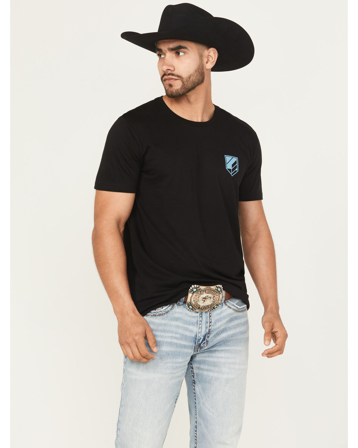 RANK 45&reg; Men's Tron Logo Short Sleeve Graphic T-Shirt, Black, hi-res