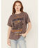 Image #1 - Cleo + Wolf Women's Music Festival Oversized Graphic Tee, Purple, hi-res