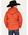 Image #4 - Cody James Boys' Hooded Puffer Jacket, Orange, hi-res