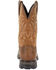 Image #4 - Durango Men's Maverick XP Waterproof Western Work Boots - Steel Toe, Brown, hi-res