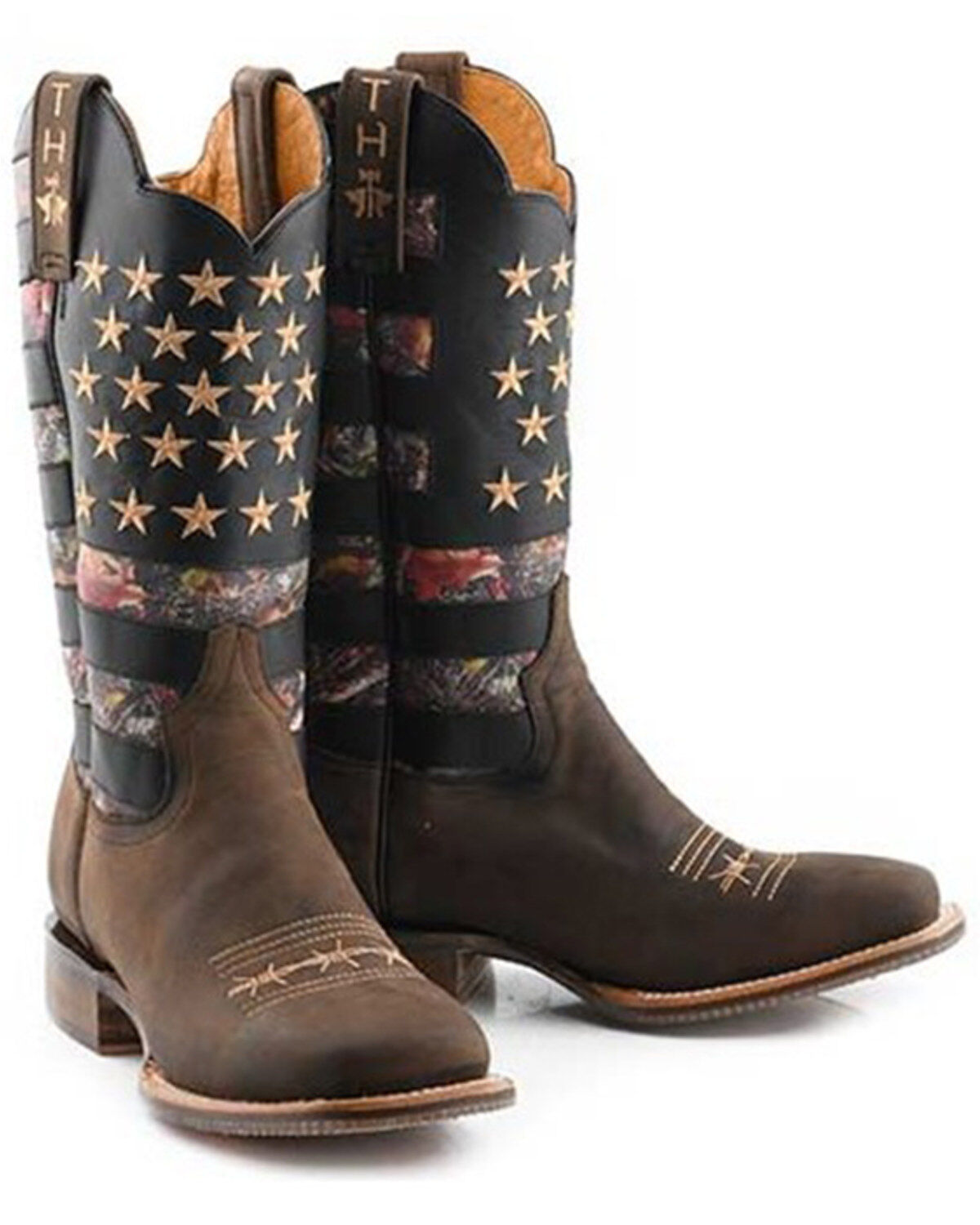Tin Haul Men's Open Season Transparent Western Boots - Broad Square Toe, Brown, hi-res
