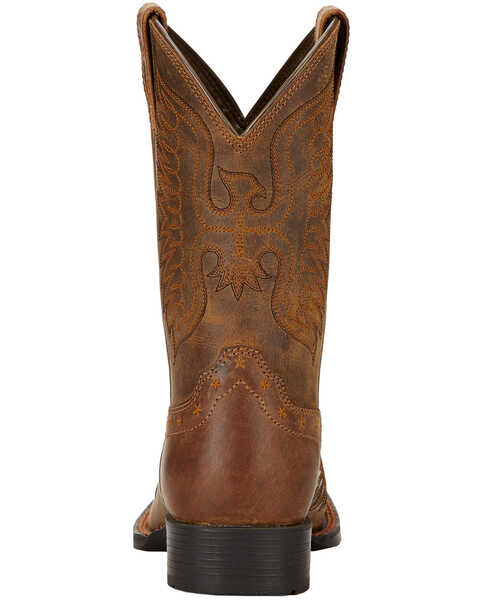Image #5 - Ariat Boys' Honor Western Boots - Square Toe, Distressed, hi-res