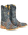 Image #1 - Tin Haul Men's Bricks And Stones Western Boots - Broad Square Toe, Black, hi-res