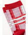 Image #2 - Shyanne Girls' Plaid Print Crew Socks , Purple, hi-res