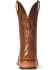 Image #3 - Ariat Men's Denton Exotic Caiman Belly Skin Western Boots - Broad Square Toe, Brown, hi-res