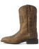 Image #2 - Ariat Men's Sport Patriot II American Flag Western Performance Boots - Broad Square Toe, Brown, hi-res