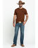 Image #6 - Cody James Men's Bozeman Medium Wash Slim Bootcut Stretch Denim Jeans, Indigo, hi-res