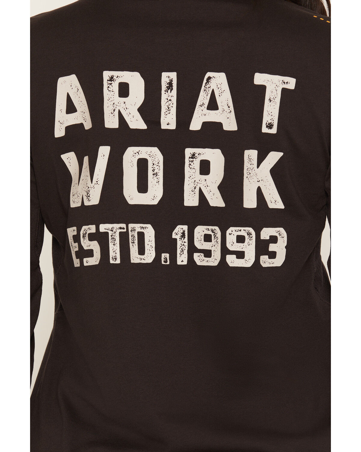 Image #4 - Ariat Women's Rebar Workman Long Sleeve Work Shirt, Brown, hi-res